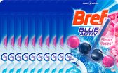 Bref Blue Active Rozengeur - 10 x 50 gr - WC Blok - Voordeelverpakking