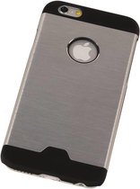 Aluminium Metal Hardcase Apple iPhone 6 Plus Zilver - Back Cover Case Bumper Cover