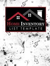 Home Inventory List Template