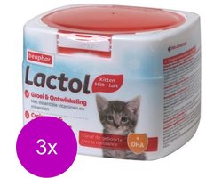 3x Beaphar Lactol Melk Kitten 500 gr