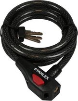 Stahlex Kabelslot - Fietsslot - Extra Beveiligd - 180 cm - Zwart