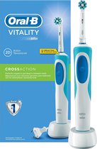 Bol.com Oral-B Vitality CrossAction - Elektrische tandenborstel - Blauw Wit aanbieding
