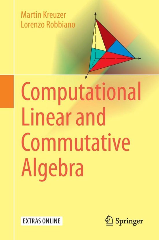 Computational Linear and Commutative Algebra - cover