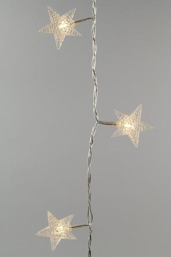 Aap Morse code pint Kerstverlichting lichtsnoer Ster 40 warm wit LED 4 meter | bol.com