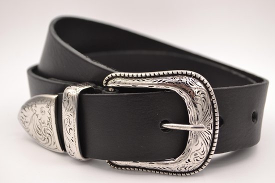 LumiSyne Vintage Western Riem Dames Brede Schijfriem Klinknagels Stijl String Concho Lederen Riem Cowgirl Riem Voor Jeans Broek Jurk Accessoires Grunge y2k, zwart | riem met kabeloog, Eén maat