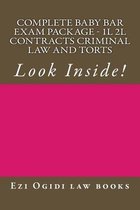 Complete Baby Bar Exam Package - 1l 2l Contracts Criminal Law and Torts
