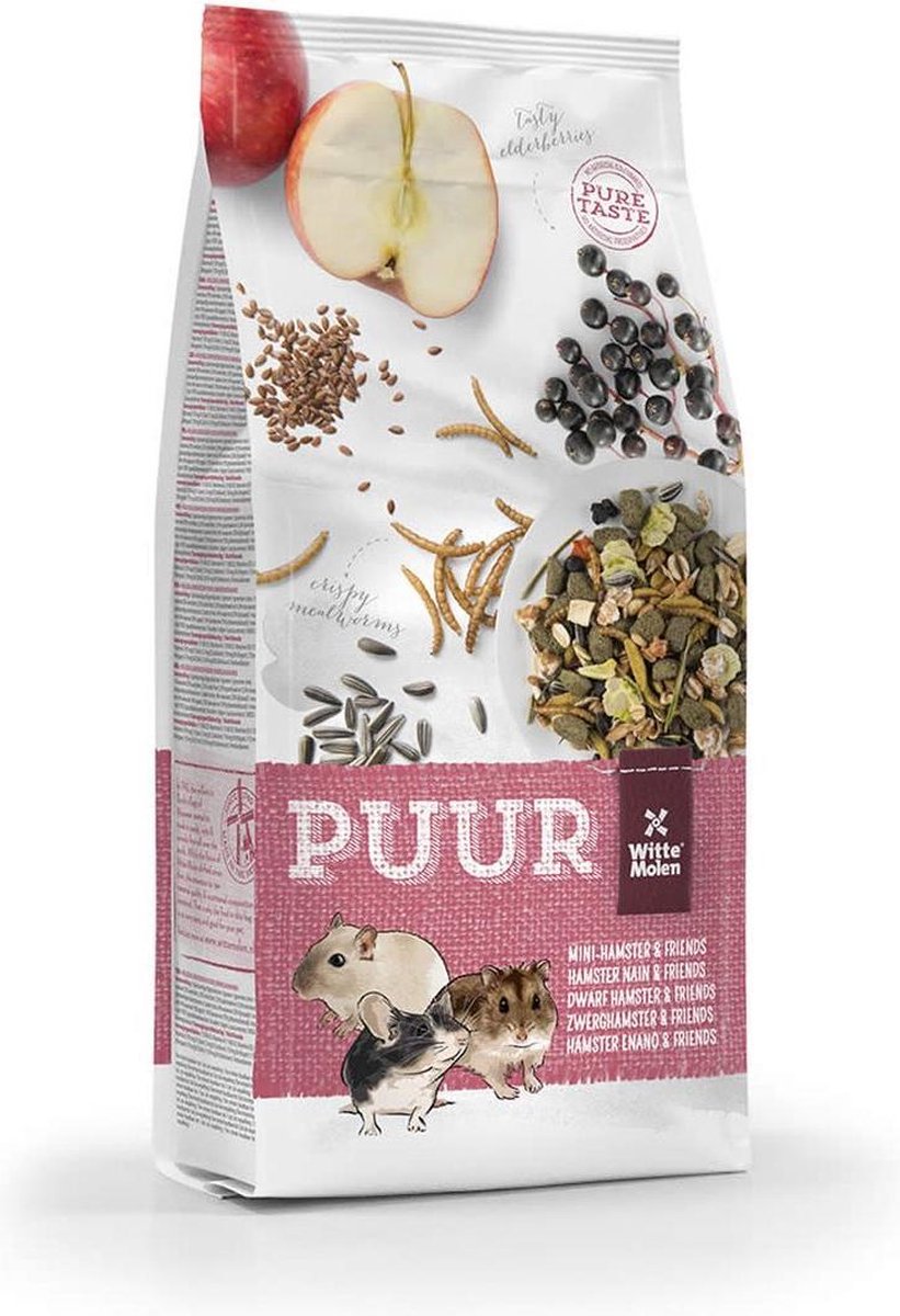Puur mini - Knaagdierenvoer - hamster & friends 400GR