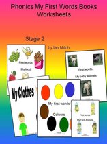 Omslag Phonics My First Words Books Worksheets