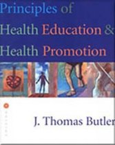 Principles of Health Education and Health Promotion