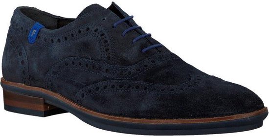 Floris Van Bommel Heren Nette Schoenen 19048 - Blauw - Maat 48 | bol.com