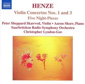 Peter Sheppard Skaerved, Aaron Shorr, Saarbrücken Radio Symphony Orchestra, Christopher Lyndon-Gee - Henze: Violin Concertos Nos. 1 & 3 (CD)