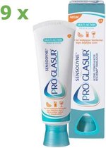 Sensodyne Proglasur Multi Action Fresh & Clean Tandpasta 9 pack