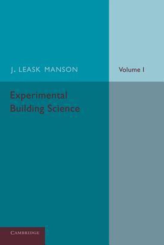 Experimental Building Science - cover