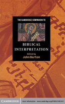 Cambridge Companions to Religion -  The Cambridge Companion to Biblical Interpretation