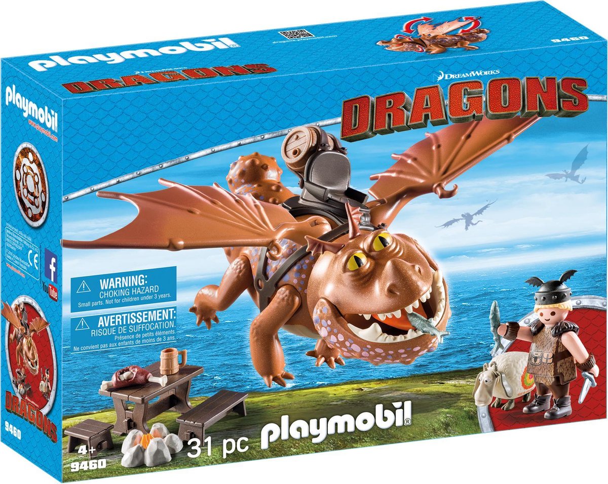PLAYMOBIL Dragons Vissenpoot & Speknekje - 9460 |
