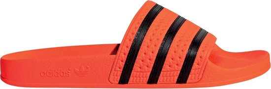 adidas Adilette Slipper Slippers - Maat 39 - Unisex - oranje/zwart