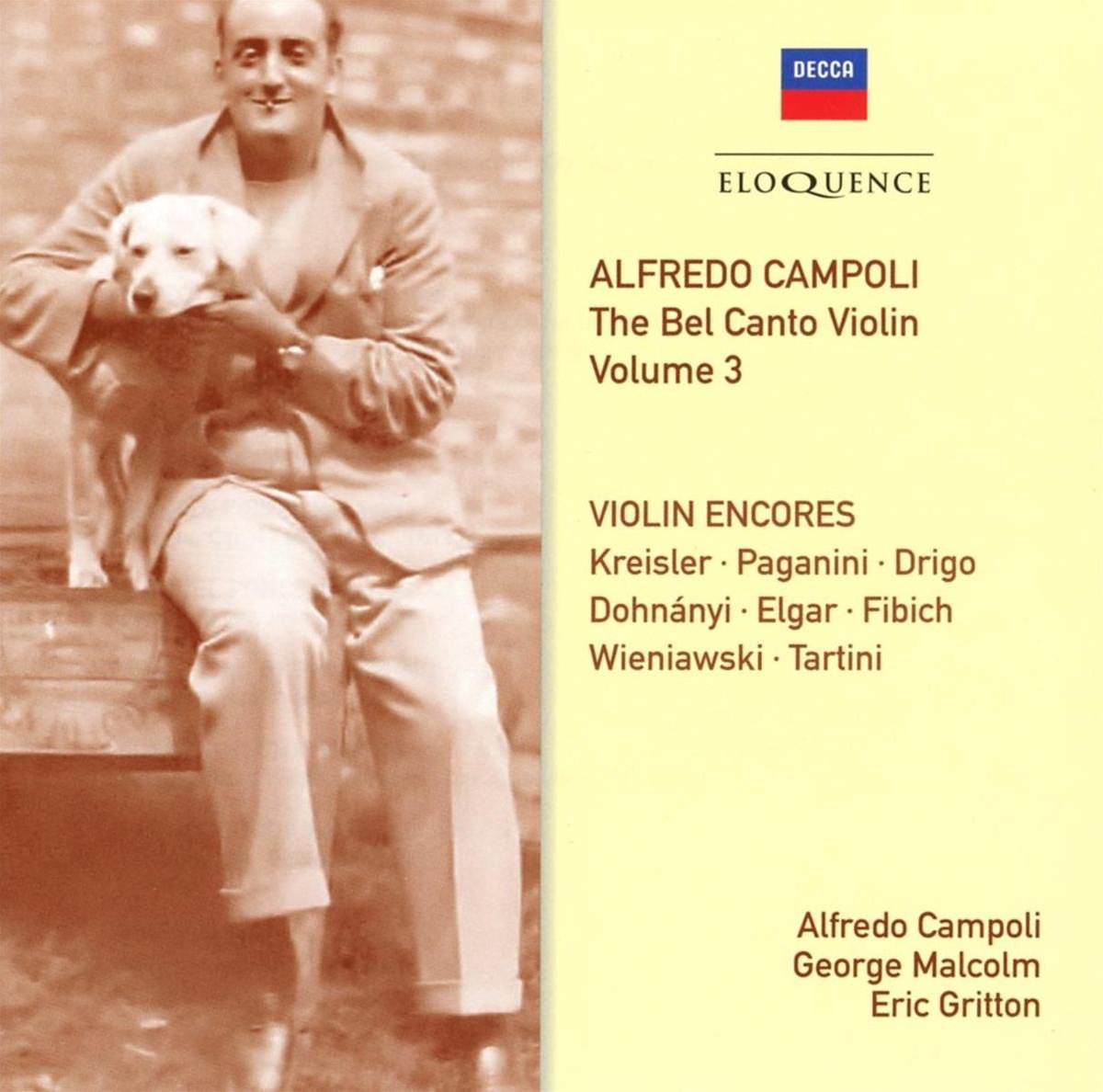 Alfredo Campoli: The Bel Canto Violin - Volume 3