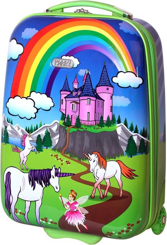 Karry Kinderkoffer Unicorn Fantasia Handbagagetrolley | bol