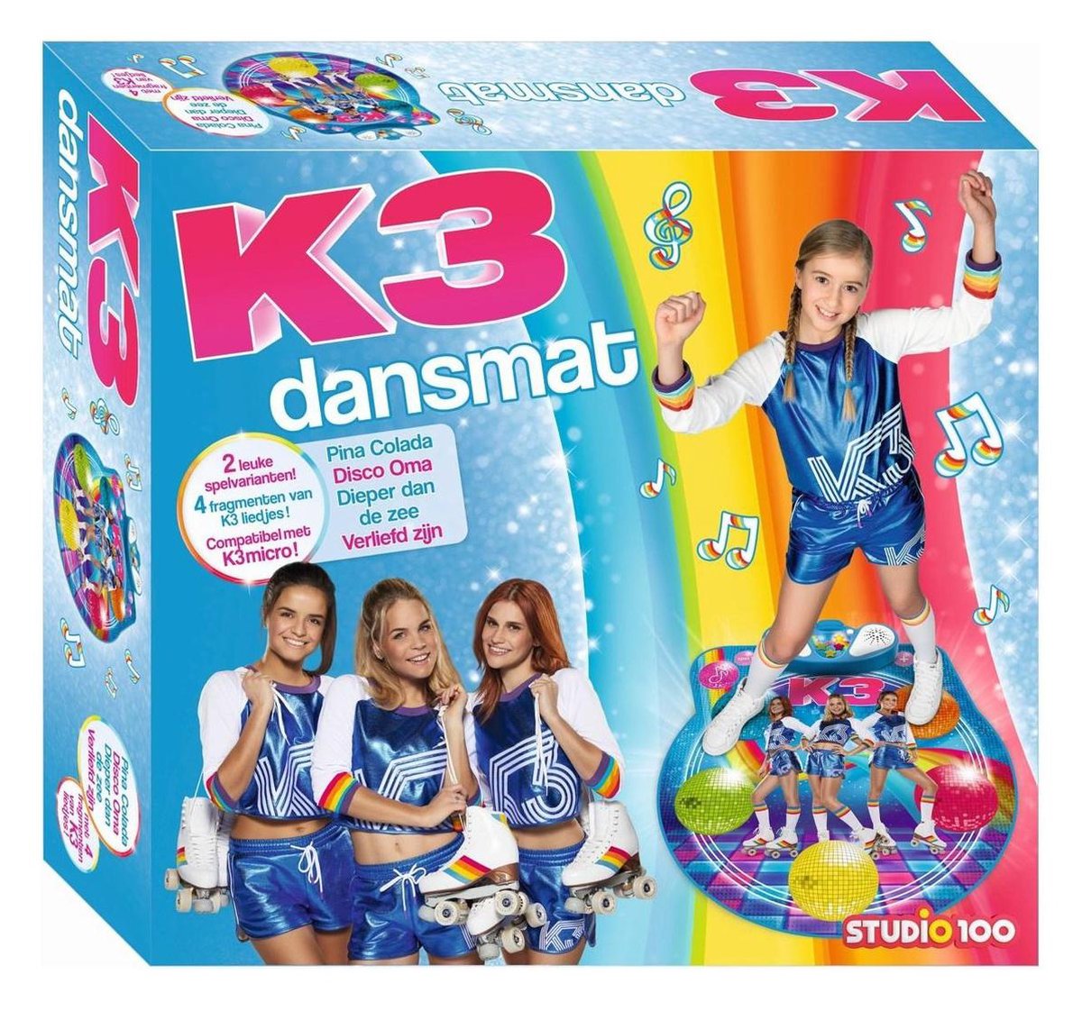 K3 rollerdisco Dansmat bol.com