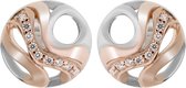 Orphelia Silver 925 Zo-7085/1 Earring Rose/White Zirc