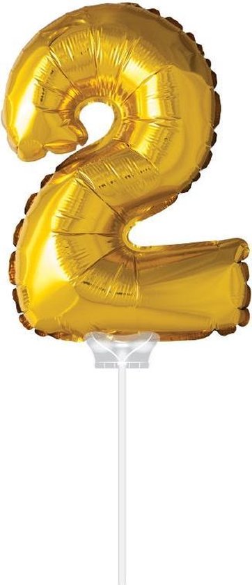 Haza Original Folie Ballon 2 Goud 40cm
