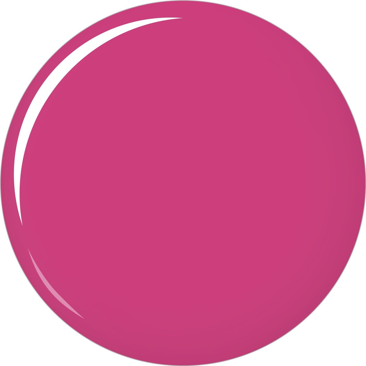 Een Maybelline Super Stay 24H liquid lipstick in fuchsia, met een witte dop.