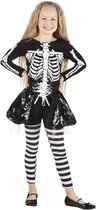 Halloween Skelet kostuum voor meisjes 4-6 jaar