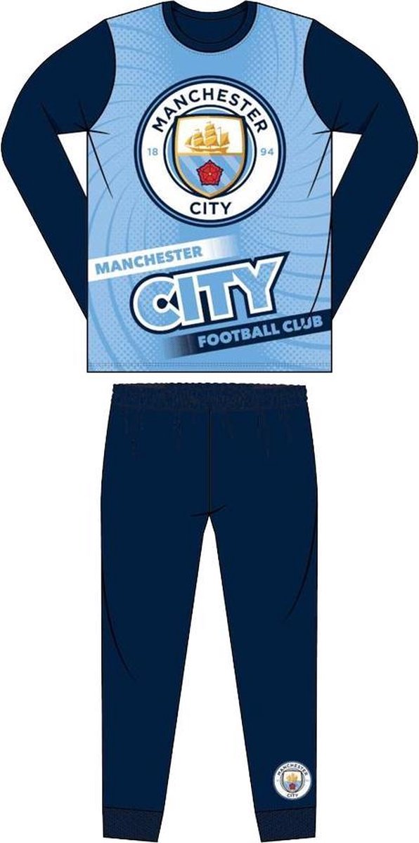 Manchester City Pyjama Kids 11-12 Jaar Blauw | bol.com