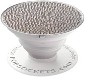 PopSockets Zilver Metallic Saffiano