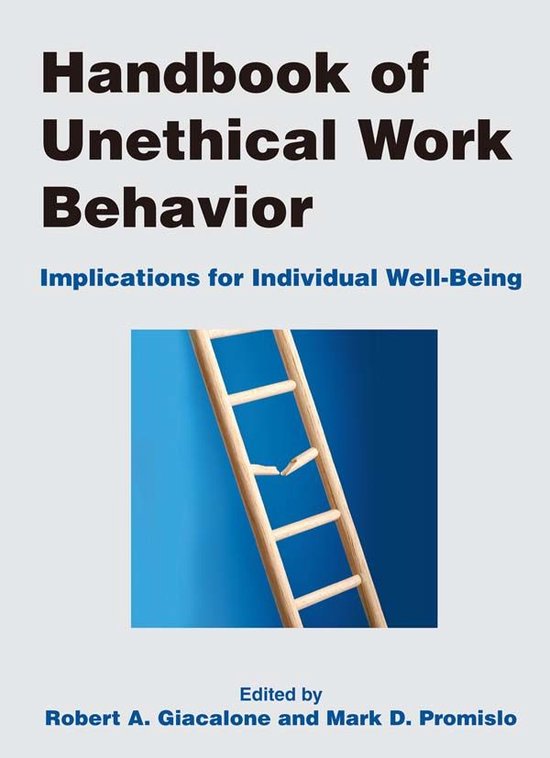 Handbook of Unethical Work Behavior: - cover