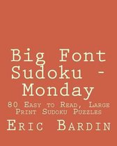 Big Font Sudoku - Monday