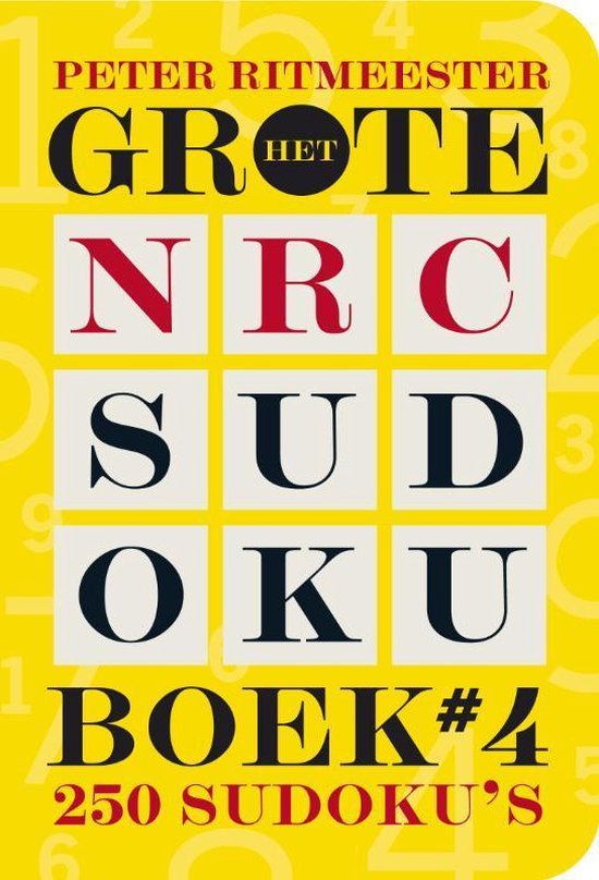Cover van het boek 'Het grote NRC sudoku boek #4' van Peter Ritmeester