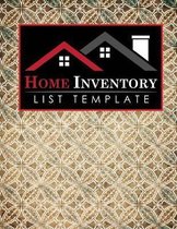 Home Inventory List Template
