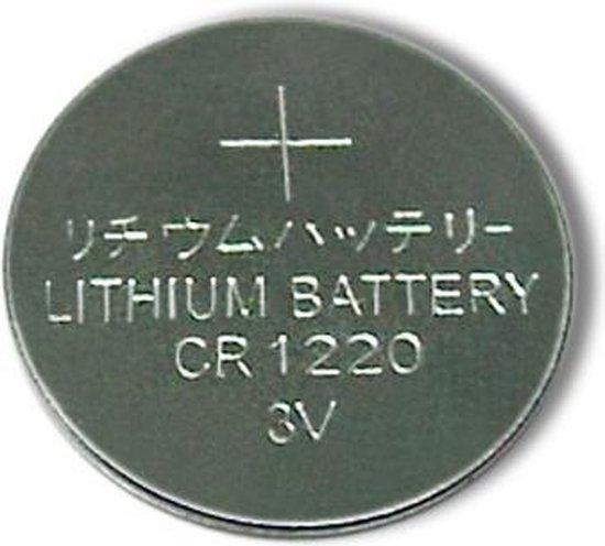 Ordelijk bladzijde Sentimenteel CR1220 Lithium Knoopcel Batterij - 1 stuks | bol.com
