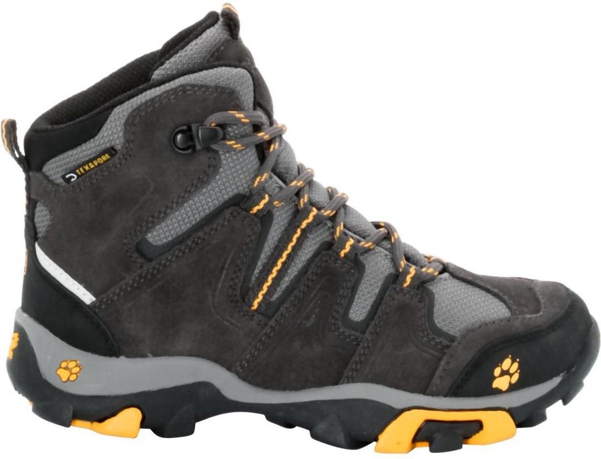 Jack Wolfskin Mountain Attack schoenen Kinderen Mid Texapore Grijs