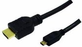 LogiLink - 1.4 High Speed HDMI naar Mirco HDMI - 2 m - Zwart