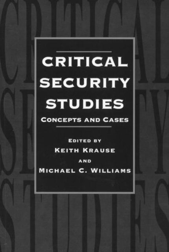 Omslag van Critical Security Studies Concepts & Str door Keith Krause