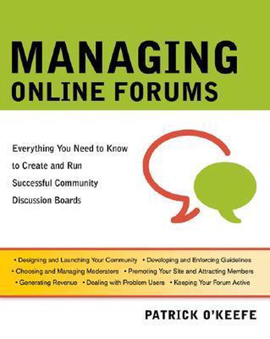 9780814401972 - Managing Online Forums