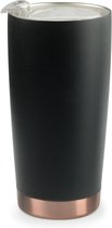 Asobu - The Gladiator Tumbler - 600 ml - Zwart/Koper