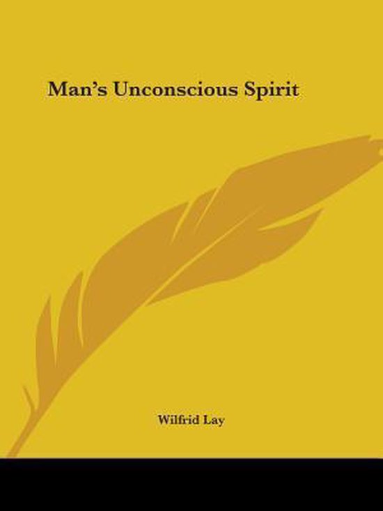 Man's Unconscious Spirit - cover