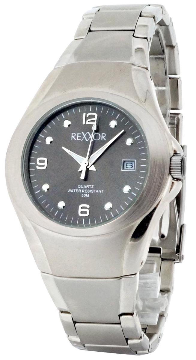 Rexxor 242-7105-88 Horloge - Staal - Zilverkleurig - Ø 38 mm