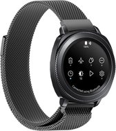 Milanese Horloge Band Geschikt Voor Samsung Gear Sport - Milanees Strap Armband Watchband -  Sportband Polsband - Zwart