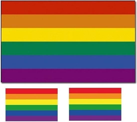 Drapeau arc-en-ciel (LGBT - Drapeau gay) - 90 x 150 cm