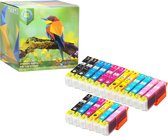 Ink Hero - 18 Pack - Inktcartridge / Alternatief voor de Epson Expression Photo 24XL T2431 T2432 T2433 T2434 T2435 T2436 XP-55 XP-750 XP-760 XP-850 XP-860 XP-950 XP-960 XP-55 XP-75