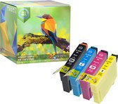 Ink Hero - 4 Pack - Inktcartridge / Alternatief voor de Epson 16 16XL WorkForce WF-2010W WF-2510WF WF-2520NF WF-2530WF WF-2540WF WF-2630WF WF-2650DWF WF-2660DWF WF-2750DWF