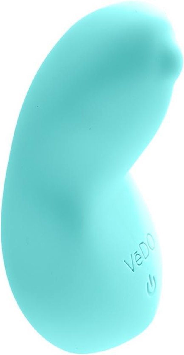 Goedkoopste Vedo – Siliconen Opleg Vibrator voor Orgastisch Vuurwerk met Stimulatie Nop Verfijnd en Vrouwelijk – 9.7 cm – Turquoise