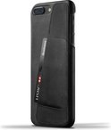 Mujjo Leather Wallet Case iPhone 7 Plus zwart
