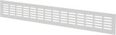 SENCYS aluminium deurrooster - 8 x 50 cm - Wit - Luchtdoorlaat 98 cm²