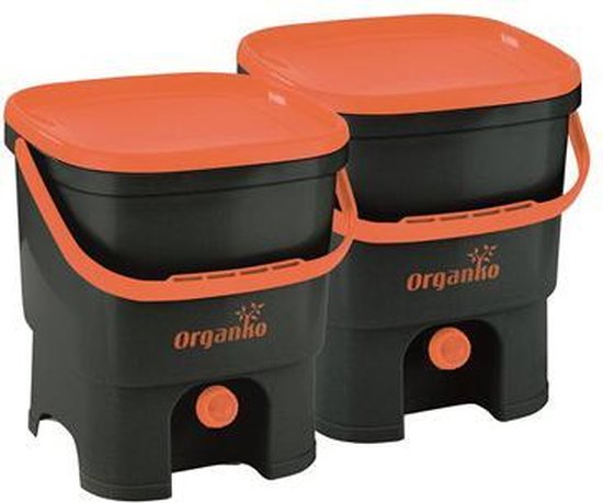 Bokashi Organico S2 Eco Afvalb Brain Inc Zwart-Oranje