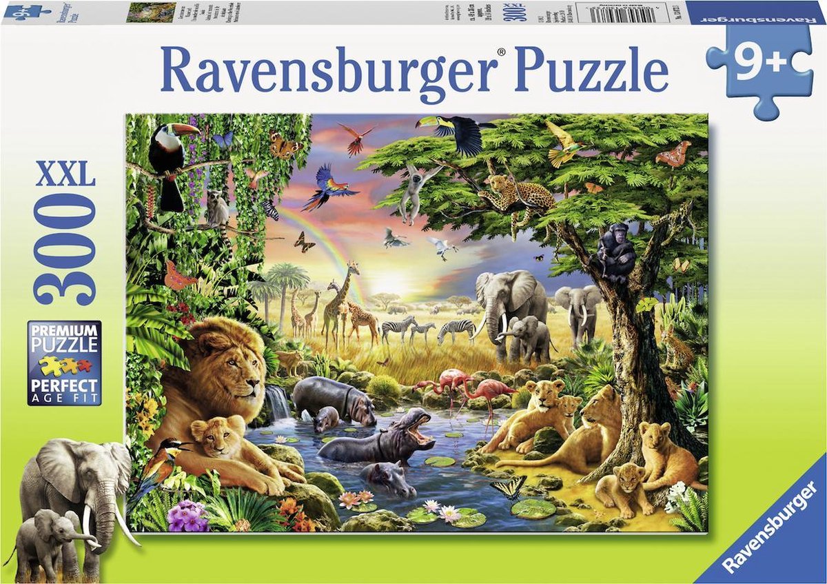 Puzzle 300 pièces XXL : Mes amis d'Afrique